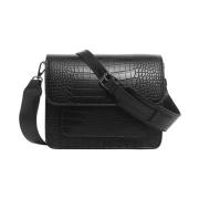 Svart Cayman Pocket Crossbody Veske