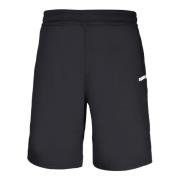 Sort Bomull Snøring Shorts Ss24