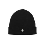 Elegant Beanie Hodetøy med Brodert Logo