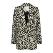 Ziggycc Zebra Single Blazer Offwhite