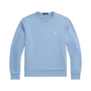 Lys Blå Loopback Fleece Sweatshirt