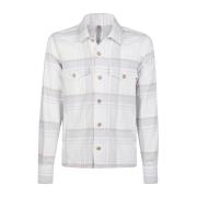 Rutete Flanell Overshirt 4 Lommer