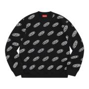 Vendbar Bomull Crewneck Genser