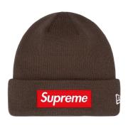 Begrenset opplag Box Logo Beanie Brun