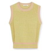 Stilig Unity Sweater Vest Lime Beige