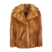 Luksuriøs Faux Fur Shearling Jakke