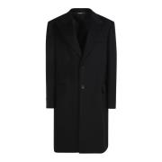 Klassisk Svart Ull Blazer