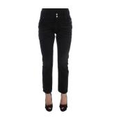 Sort Slouchy Fit Jeans for Trendsettere