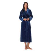 Marineblå Ralph Lauren Sleep Marineblå Lrl Shawl Collar Long Robe Natt...