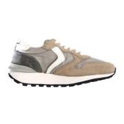 Beige Sneakers Paris Race Woman