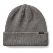 Ribbestrikket Beanie - Vulkanaske