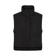 Quiltet høyhalset vest