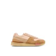 Lys Tan Semskede Sneakers