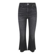 Sorte Bootcut Jeans for Kvinner