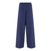 Ull Straight Leg Navy Bukser