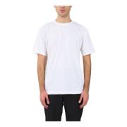 Bomull T-skjorte med Crew Neck