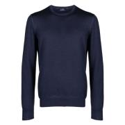 Virgin Wool Crew-Neck Strikkeplagg