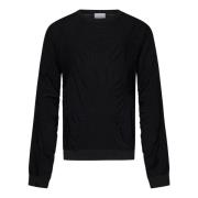 Svart Jacquard Sweatshirt Aw24