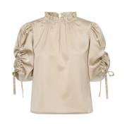 Rysjeermer Champagne Bluse