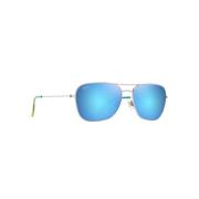 Moderne Navigator Solbriller Blue Hawaii