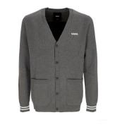 Mørk Grå Cardigan Sweater