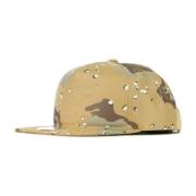 Flat visir NBA snapback lue sand camo