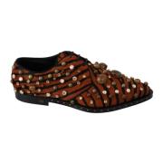 Tiger Print Krystall Loafers