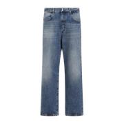 Indigo Blå Bomull Jeans Moderne Stil