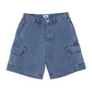 Cargo Denim Shorts Lys Indigo