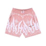 Bandana Print Shorts Pink