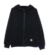 Gradient Zip Hoodie Svart Lett Sweatshirt