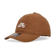 Buet visir Skateboard Cap Lt Tan/Hvit