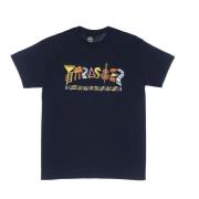 Navy Logo Tee Kortermet Bomull