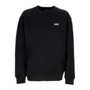 Svart Crewneck Sweatshirt med V Stil