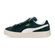 Suede Low Shoe med Oversize Lisser