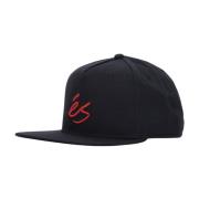 Sort Flat Visor Snapback Lue