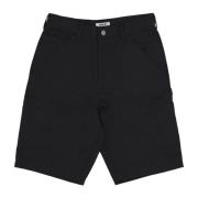 Canvas Carpenter Shorts Svart