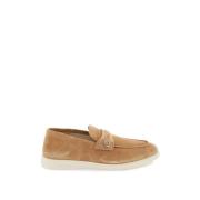 Gancini Suede Moccasins