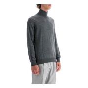 Kasjmirblanding High-Neck Pullover Sweater