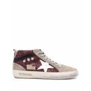 Glitter Stjerne Patch Sneakers