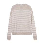 Stripete Flora Genser Beige Stripe