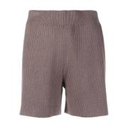 Brun Cashmere Bomull Casual Shorts