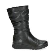 Svarte Casual Lukkede Booties Kvinner