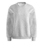 Myk Crew Neck Sweatshirt Lysegrå