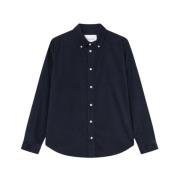 Corduroy Skjorte med Button-Down Krage