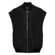 Casual Svart Polyester Flight Vest