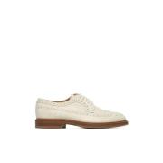 Ivory Flate Sko Longwing Brogue Derby