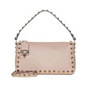 Rockstud Liten Håndveske i Blush Pink