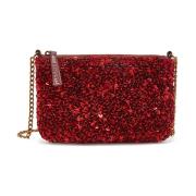 Tweed Paillettes Pung