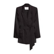 Blank Peak Lapel Belteblazer